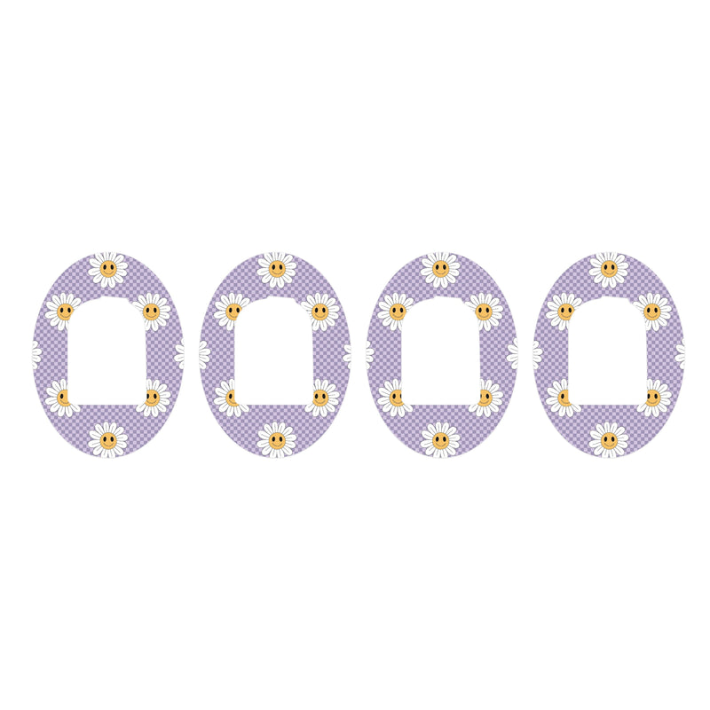 Peelz Hippie Halloween Pod Patch Tape - Pump Peelz Patch Medical Tape White Smoke 4-Pack Omnipod Tape