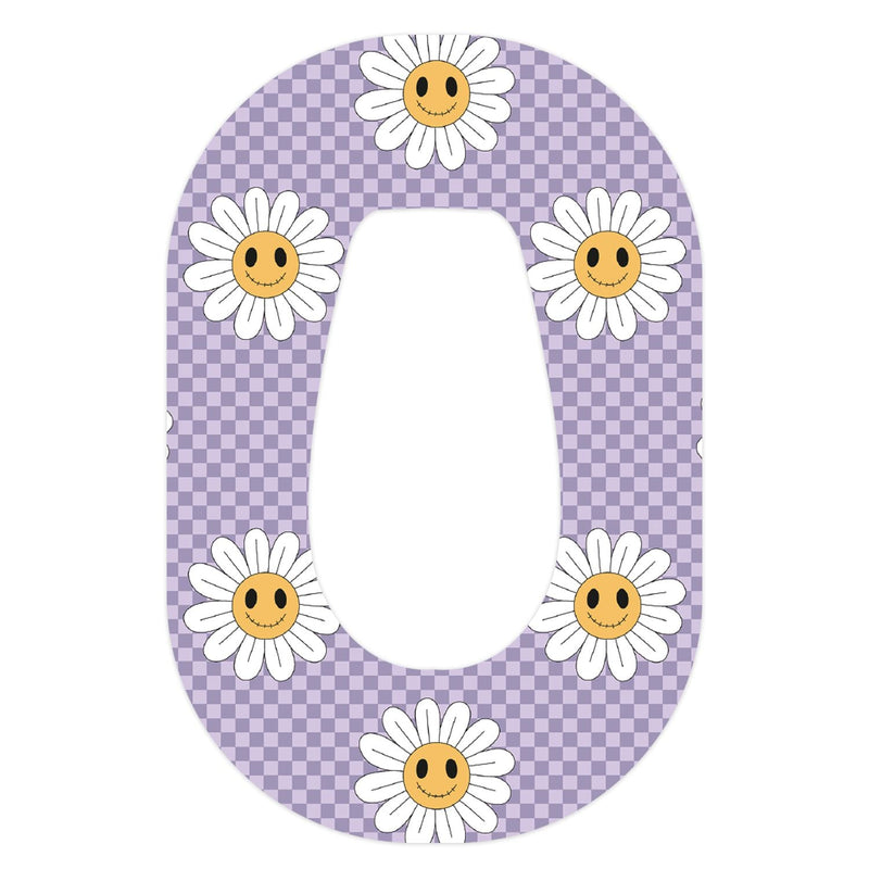 Peelz Hippie Halloween Dexcom G6 Patch Tape - Pump Peelz Patch Medical Tape White Smoke 1-Pack Dexcom G6 Tape