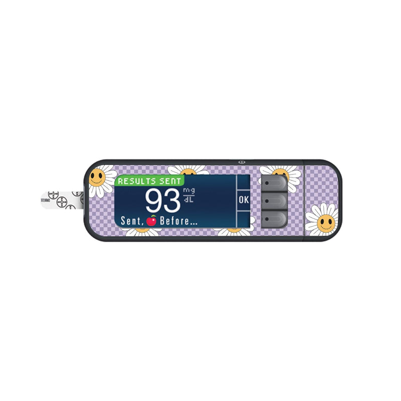 Peelz Hippie Halloween Sticker for Bayer Contour Next Glucometer Peelz/Stickers White Smoke