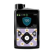 Peelz Hippie Halloween Sticker for Medtronic MiniMed 770G & 780G Peelz/Stickers Black Front Peelz