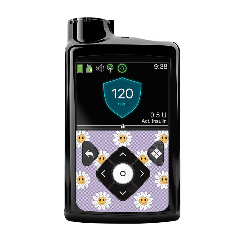 Peelz Hippie Halloween Sticker for Medtronic MiniMed 770G & 780G Peelz/Stickers Black Front Peelz