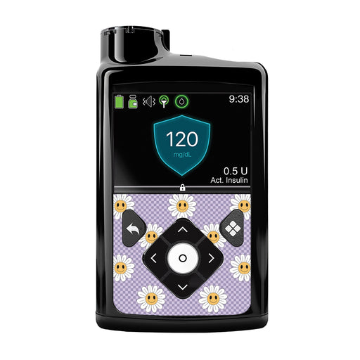 Peelz Hippie Halloween Sticker for Medtronic MiniMed 770G & 780G Peelz/Stickers Black Front Peelz