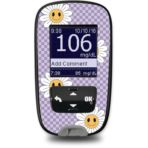 Peelz Hippie Halloween Sticker for the Accu-Chek Guide Glucometer Peelz/Stickers White Smoke