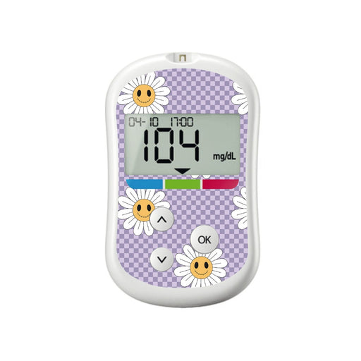 Peelz Hippie Halloween for OneTouch Verio Flex Glucometer Peelz/Stickers White Smoke