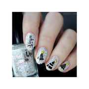 UberChic Beauty Ho Ho Ho Stamping Plate Dark Gray