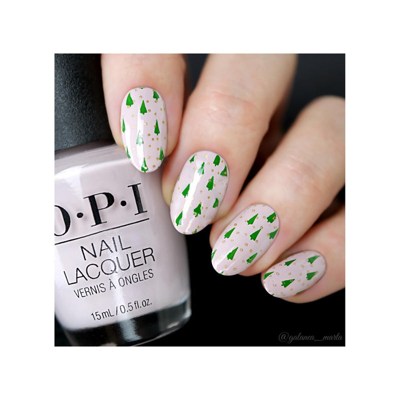 UberChic Beauty Ho Ho Ho Stamping Plate Gray