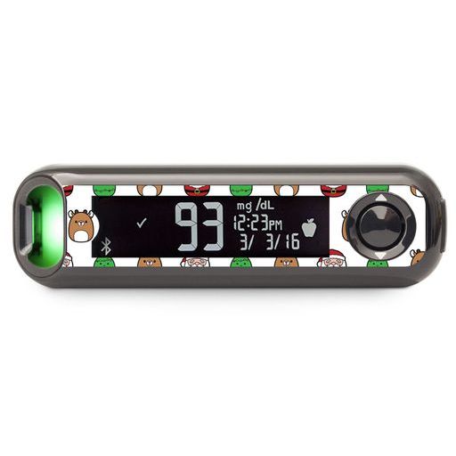 Peelz Holiday Squishies Bayer Contour© Next One Glucometer Peelz/Stickers Dark Slate Gray