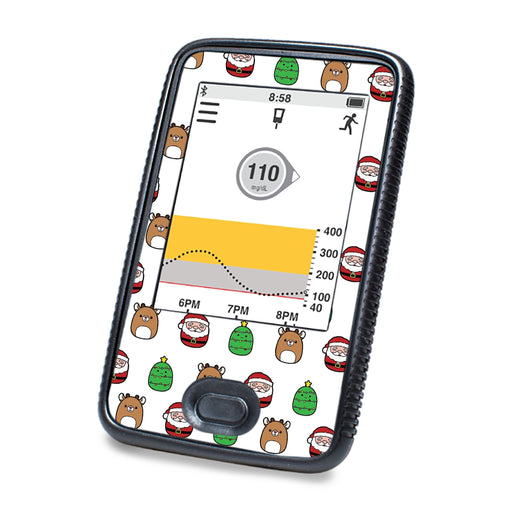Peelz Holiday Squishies DEXCOM G6 Touchscreen Receiver Peelz/Stickers White Smoke