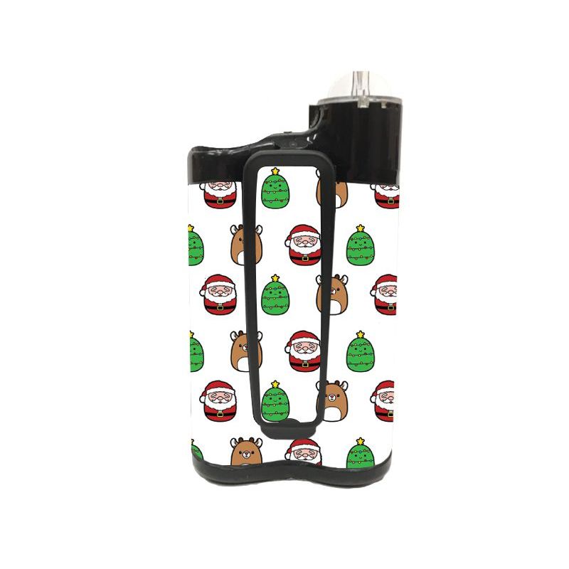 Peelz Holiday Squishies Sticker for Medtronic MiniMed 770G & 780G Peelz/Stickers White Smoke Back and Clip Peelz