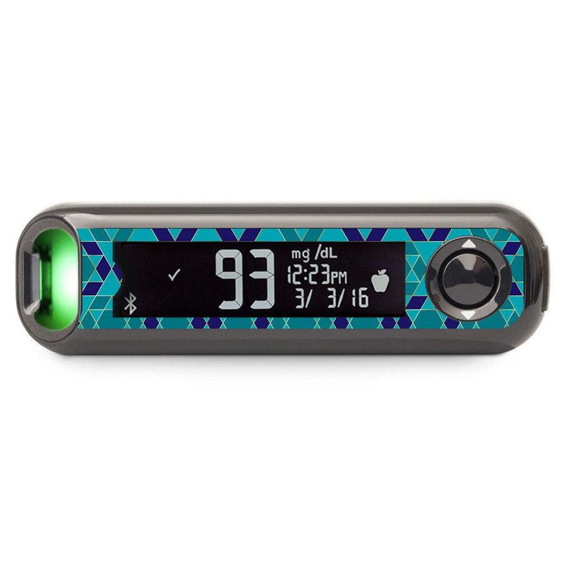 Peelz Holiday Stars Bayer Contour© Next One Glucometer Peelz/Stickers Black