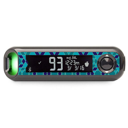 Peelz Holiday Stars Bayer Contour© Next One Glucometer Peelz/Stickers Black