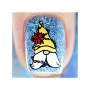 UberChic Beauty Gnome For The Holidays Stamping Plate Gray