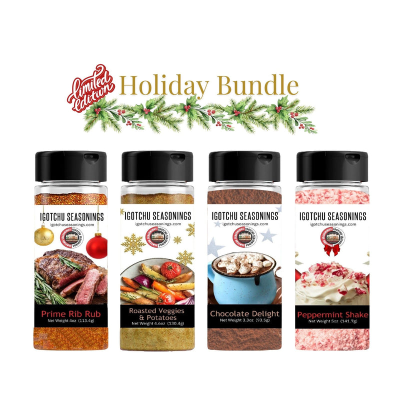 Igotchu Seasonings Holiday 5.5 oz Bundle Limited Edition White Smoke
