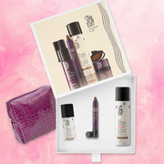 Style Edit Root Concealer Spray and Stick Trio (Full & Travel Size Spray) Pink Black,Light Brown,Medium Brown,Dark Brown