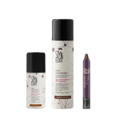 Style Edit Root Concealer Spray and Stick Trio (Full & Travel Size Spray) Light Gray Black,Light Brown,Medium Brown,Dark Brown