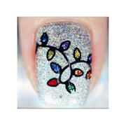 UberChic Beauty Holiday Spirit, (Christmas-01) Stamping Plate Gray