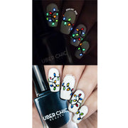 UberChic Beauty Holiday Spirit, (Christmas-01) Stamping Plate Black