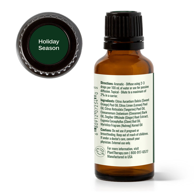 Plant Therapy Holiday Season Essential Oil Blend Essential Oil White Smoke 10 mL,30 mL