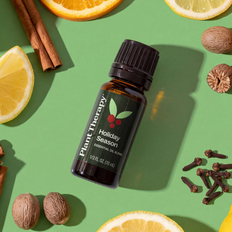Plant Therapy Holiday Season Essential Oil Blend Essential Oil Dark Sea Green 10 mL,30 mL