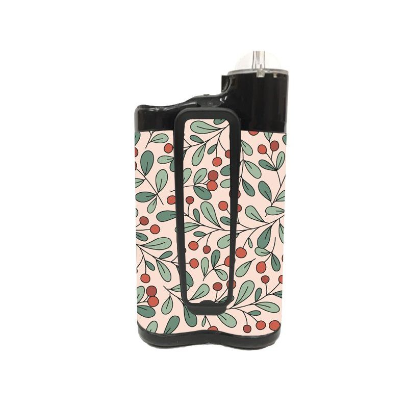 Peelz Holly Berries Sticker for Medtronic MiniMed 770G & 780G Peelz/Stickers White Smoke Back and Clip Peelz