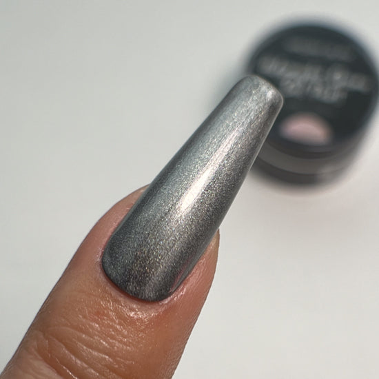 Madam Glam Holographic Chrome Gel Paint Light Gray