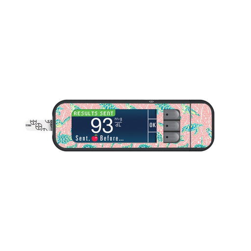 Peelz Honu Sticker for Bayer Contour Next Glucometer Peelz/Stickers White Smoke