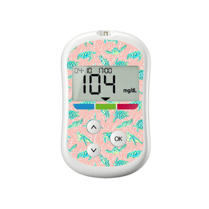 Peelz Honu for OneTouch Verio Flex Glucometer Peelz/Stickers White Smoke