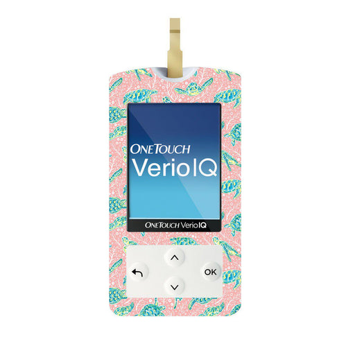 Peelz Honu for OneTouch Verio IQ Glucometer Peelz/Stickers White Smoke