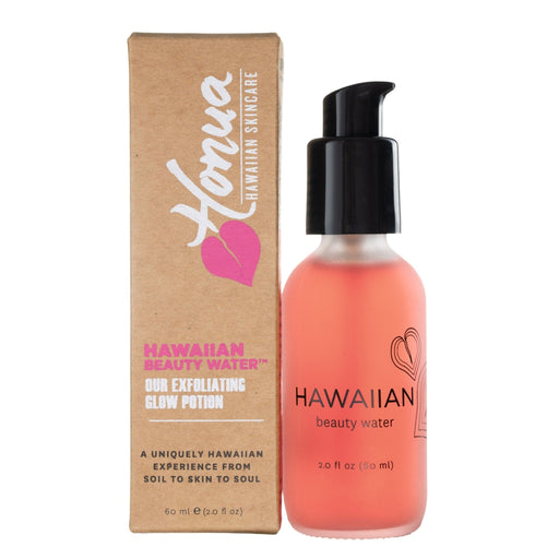 Honua Hawaiian Skincare Hawaiian Beauty Water & Resurfacing Toner Exfoliant White Smoke 2oz,4oz