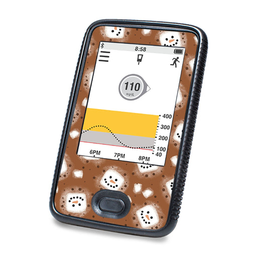 Peelz Hot Cocoa DEXCOM G6 Touchscreen Receiver Peelz/Stickers White Smoke
