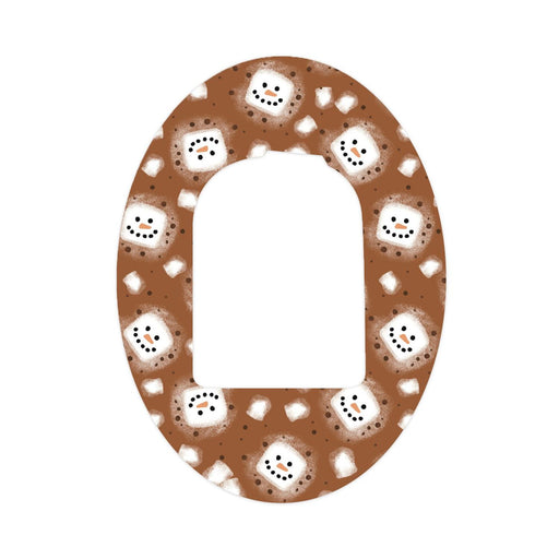Peelz Hot Cocoa Pod Patch Tape - Pump Peelz Patch Medical Tape White Smoke 1-Pack Omnipod Tape