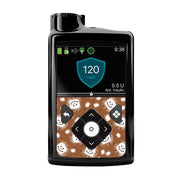 Peelz Hot Cocoa Sticker for Medtronic MiniMed 770G & 780G Peelz/Stickers Black Whole System Peelz (front back + clip),Front Peelz,Back and Clip Peelz