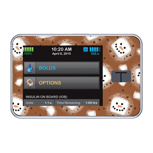 Peelz Hot Cocoa Sticker for Tandem t:slim Peelz/Stickers Black