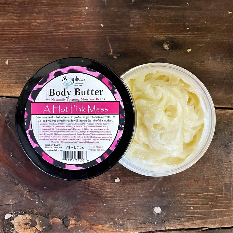 Soaplicity A Hot Pink Mess Body Butter Body Butter Dark Olive Green