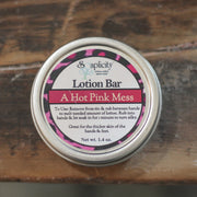 Soaplicity A Hot Pink Mess Lotion Bar Lotion Bar Dark Olive Green