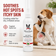 Warren London Hot Spot Soothing Spray - Professional Size Grooming Size Product White Smoke