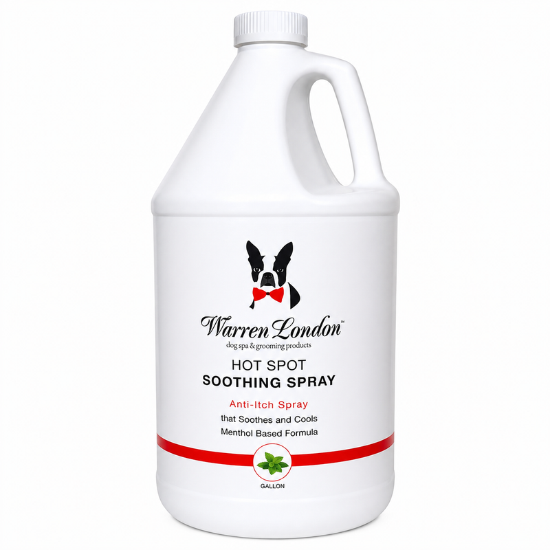 Warren London Hot Spot Soothing Spray - Professional Size Grooming Size Product White Smoke