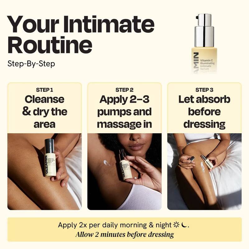 Gleamin Illuminating Intimate Serum Body Serum Seashell