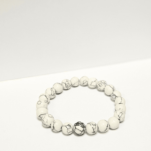 ZAQ Skin & Body Howlite Bracelet - kindness and positive Beige 6mm,8mm,10mm