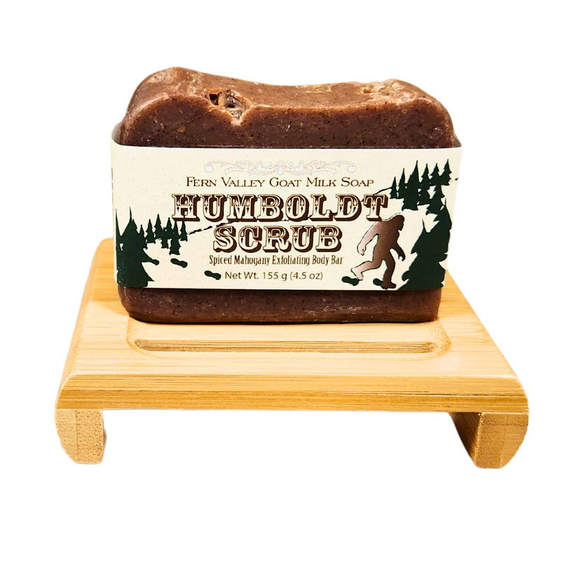 Fern Valley Soap Natural Goat Milk Soap | Exfoliating Body Bar | Humboldt Scrub Goat Milk Soap White Smoke