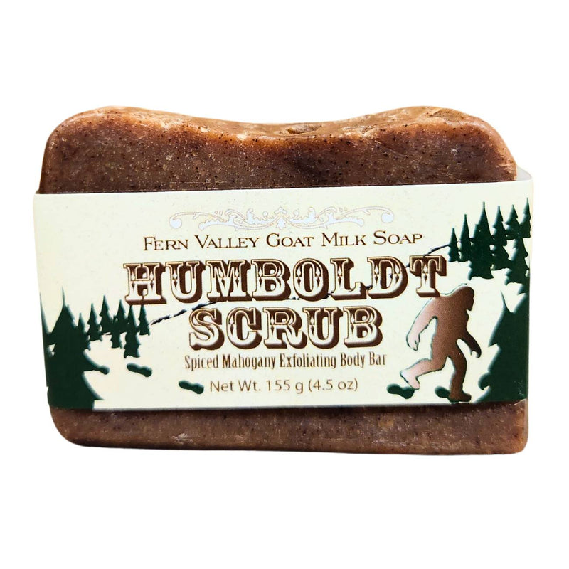 Fern Valley Soap Natural Goat Milk Soap | Exfoliating Body Bar | Humboldt Scrub Goat Milk Soap Seashell