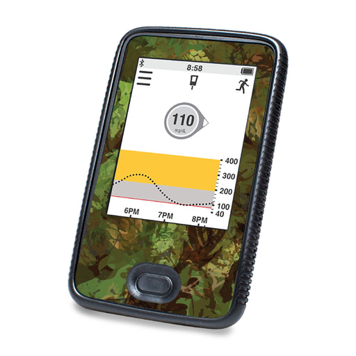 Peelz Hunting Camo DEXCOM G6 Touchscreen Receiver Peelz/Stickers White Smoke