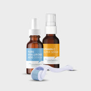 Cosmedica Skincare Hyaluronic + Vitamin C Microneedling Treatment Set Kit Lavender