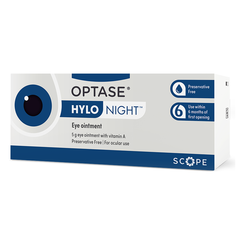 Optase Optase Hylo Night Eye Ointment 5g Eye Ointment Light Gray