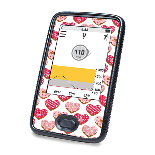Peelz I Heart Donuts Designed for DEXCOM G6 Touchscreen Receiver Peelz/Stickers White Smoke