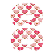 Peelz I Heart Donuts Medtronic Guardian Connect Patch Tape - Pump Peelz Patch Medical Tape White Smoke 1-Pack Medtronic CGM Tape