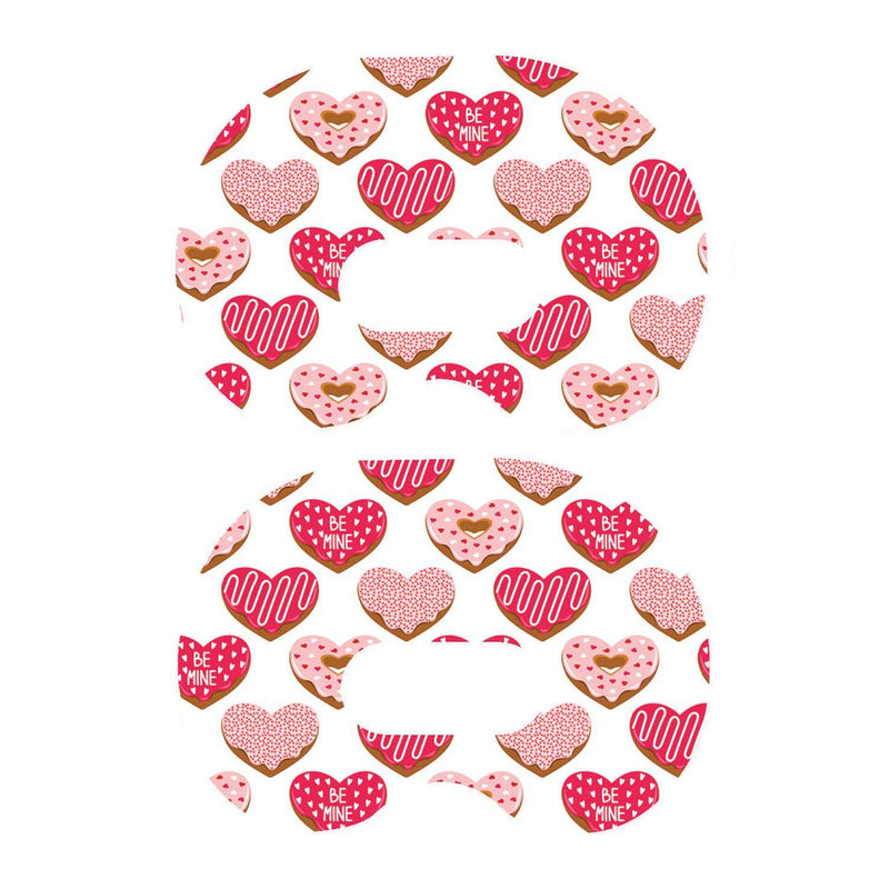 Peelz I Heart Donuts Medtronic Guardian Connect Patch Tape - Pump Peelz Patch Medical Tape White Smoke 1-Pack Medtronic CGM Tape