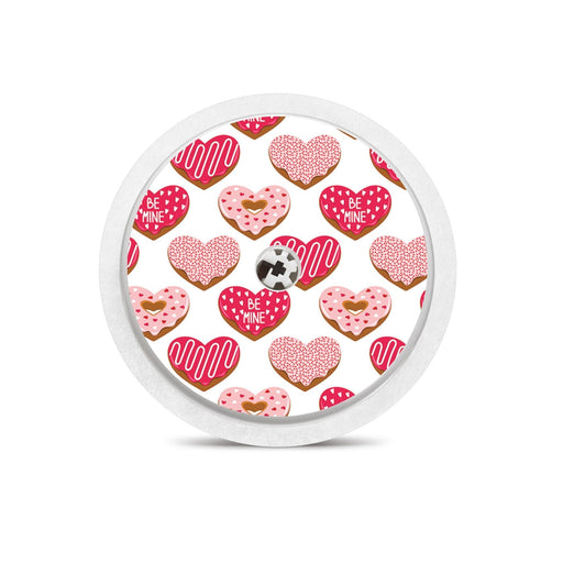 Peelz I Heart Donuts for Freestyle Libre 2 Peelz/Stickers White Smoke Sensor Only