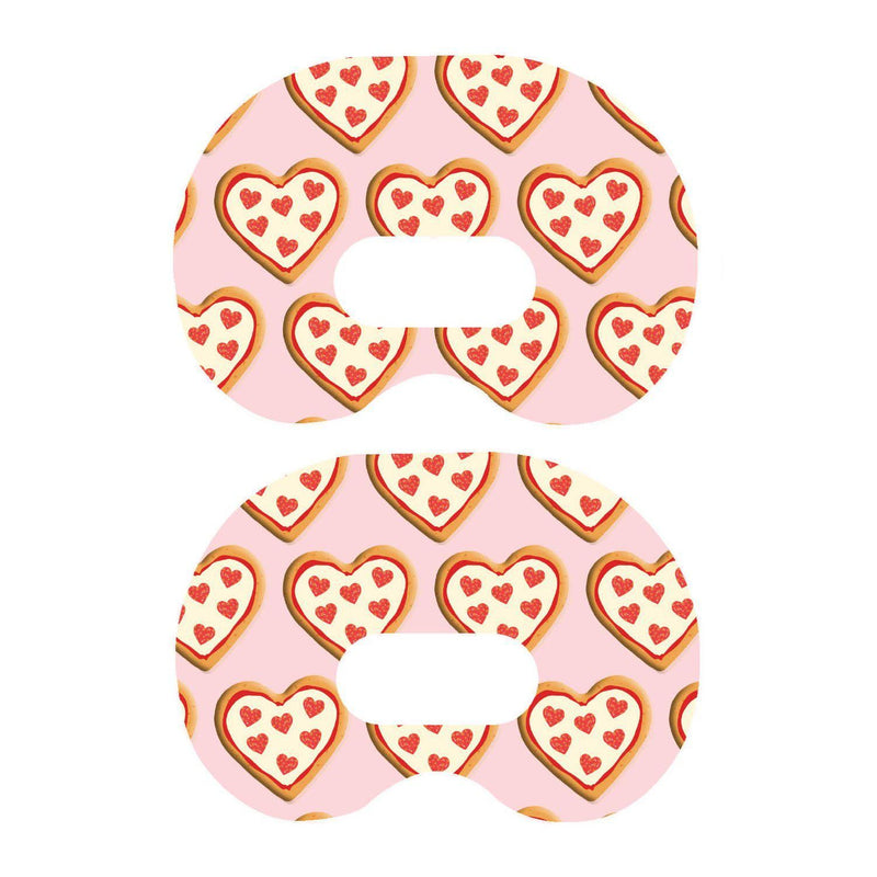 Peelz I Heart Pizza Medtronic Guardian Connect Patch Tape - Pump Peelz Patch Medical Tape White Smoke 1-Pack Medtronic CGM Tape