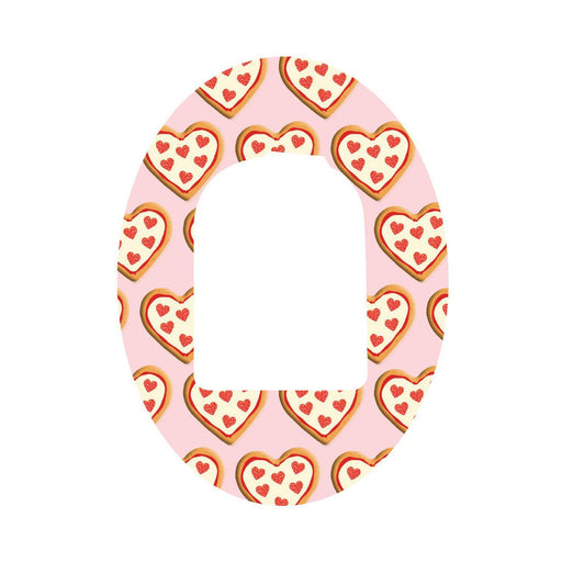 Peelz I Heart Pizza Pod Patch Tape - Pump Peelz Patch Medical Tape White Smoke 1-Pack Omnipod Tape
